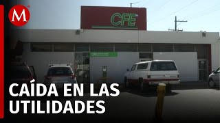 En el primer trimestre del año CFE informa caída de utilidades del 94 [upl. by Eeryn]