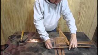 How To Make A St Brigids Cross Out Of Copper [upl. by Ardnac]