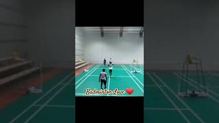 Badminton Love 🏸  Indoor Game 🎳  badminton viralshots indoor playtime friends racketsports [upl. by Eniagrom]