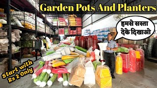 हमसे सस्ता देके दिखाओ Largest Garden Pots Planters Manufacturer Of India [upl. by Cath]