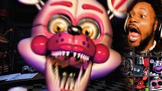 EVERY ANIMATRONIC EVER were gonna die  FNAF Ultimate Custom Night 1 [upl. by Soane109]