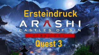 Arashi Castles of Sin Final Cut Quest 3 Ersteindruck Gameplay Standalone FSK 18 [upl. by Irej529]