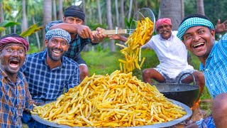 FRENCH FRIES  Crispy French Fried potatoes Recipe Cooking In Village  Finger Chips  Easy Snacks [upl. by Isus394]