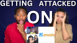 GETTING ATTACKED ON OMEGLE LARRAY  RAE AND JAE [upl. by Lisan]