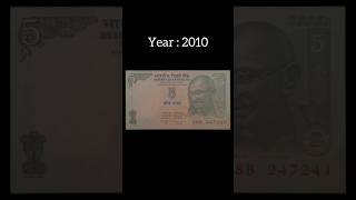 India 5 Rupee Currency 2010 Value and Price List 5rupeenote 5rupeecurrency shortsfeed [upl. by Bordie]