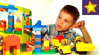 Лего Стройплощадка распаковка и обзор игрушки Lego Duplo 15018 unboxing [upl. by Abramo378]