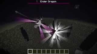 Killing the Ender Dragon with a bomb [upl. by Rahas]