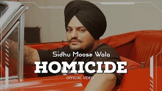 Homicide Sidhu Moose Wala  Homicide SlowReverb Sidhu Moose Wala Full Song [upl. by Demahom]