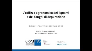 L’utilizzo agronomico dei liquami e dei fanghi di depurazione [upl. by Ivett]