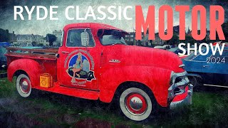 Classic Cars British Weather  Isle of Wight Classic Motor Show 2024 [upl. by Gonsalve]