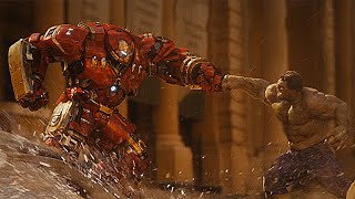 헐크 vs 헐크버스터 전투 장면  어벤져스 에이지 오브 울트론 Avengers Age of Ultron 2015 4K [upl. by Atisusej]