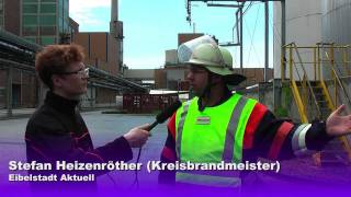 Feuerwehrübung bei der Biodieselfirma Tecosol in Ochsenfurt [upl. by Nelleh]