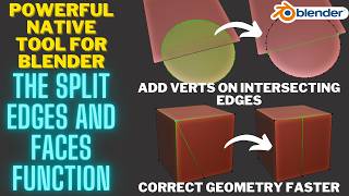 The powerful tool in Blender you didnt know about  Split Edges and Faces [upl. by Yuille]