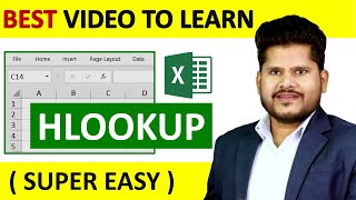 HLOOKUP in excel with example in Hindi [upl. by Romonda]