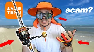 50 TEMU Fishing Challenge is it a SCAM [upl. by Vish]