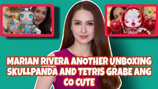 🔴LOOK Marian rivera another unboxing ng skullpanda at tetris ang co cute [upl. by Imar]