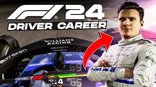 FIRST F1 24 GAMEPLAY  Driver Career Mode Ep 0 [upl. by Anez]