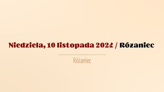 Różaniec  10 listopada 2024 [upl. by Ohce]