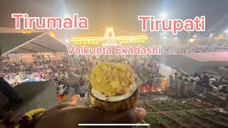 Tirumala Tirupati Vaikuntha Ekadashi Night view beautiful Tirumala night journey [upl. by Airpal199]