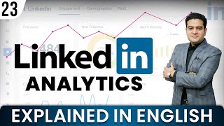 How to use LinkedIn Analytics for Company Page  How to use Page Analytics for Linkedin Page [upl. by Kerin]