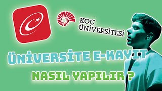 2024 Üniversite E Kayıt Nasıl Yapılır  Üniversite Kayıtları Nasıl Yapılır [upl. by Walston711]