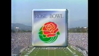 1993 Rose Bowl Game Washington vs Michigan Opening [upl. by Ardle]