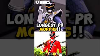 Longest Power Rangers Morph powerrangers redranger powerrangerssupermegaforce shorts mmpr [upl. by Mil7]