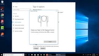 How to setup finger print lock in windows 10 using HP laptop [upl. by Gardas602]