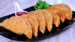 Empanadas de jamón y doble quesomasa de 3 ingredientes sin horno muy deliciosas [upl. by Khalid]