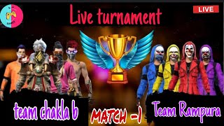 Free fire max turnament live match 1 [upl. by Bluma674]