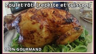 Poulet rôti au four recette et méthode [upl. by Lilhak]