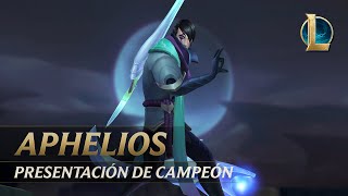 Presentación de campeón de Aphelios  Jugabilidad  League of Legends [upl. by Atina769]