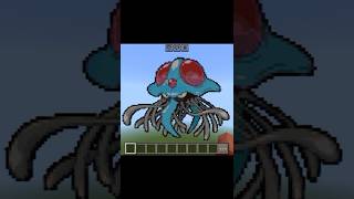 Tentacruel Minecraft Pixel Art  Pokémon Builds shorts pokemon minecraft [upl. by Sivek]