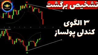 تشخیص تغییر روند 3 الگوی کندلی پولساز [upl. by Grayson]