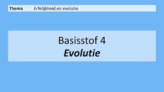 VMBO HAVO 2  Erfelijkheid en evolutie  4 Evolutie  8e Editie [upl. by Benge]