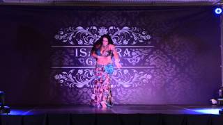 Tamila Kolodiy oriental Hayart Albi Maak performance at the Isadora Cup 2013 [upl. by Caye]