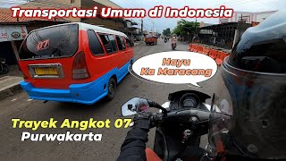 Angkot 07 Purwakarta  Transportasi umum di Indonesia [upl. by Jezrdna498]