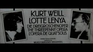 Threepenny Opera by Kurt Weill Music and Bertholt Brecht Words [upl. by Tracay]