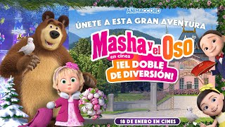 Masha y el Oso  Estreno 18 de enero sólo en cines [upl. by Pattie]