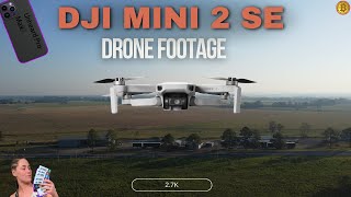 DJI Mini 2 SE Drone Footage 27k First Time Flying A Drone [upl. by Hadsall785]