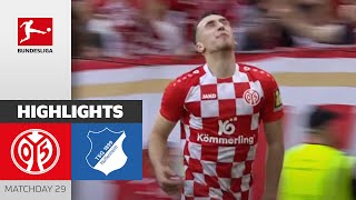 Next Win For Mainz  1 FSV Mainz 05  TSG Hoffenheim 41  Highlights  Matchday 29 – Bundesliga [upl. by Cappella]