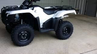 2016 Honda Rancher 420 AT DCT IRS ATV Walk Around [upl. by Ahtivak]