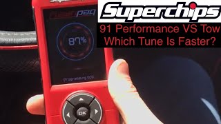 Superchips Flashpaq F5 tuner for 03 Ram 1500 47 91 performance tune vs tow tune [upl. by Fidellas]