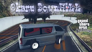 GTA SA DRIFT  TOYOTA HIACE  OKARU DOWNHILL [upl. by Refinaj]