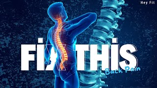 5 Simple Exercises to Relieve Back Pain at Home  Quick amp Effective Back Pain Relief [upl. by Hayyikaz]