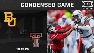 Baylor vs Texas Tech Condensed Game  2024 Big 12 Football [upl. by Enyahs869]