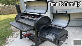 Finally Seasoning My CharGriller Grand Champ XD Charcoal Grill Lets Do A First Light Cook [upl. by Arleen]