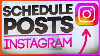 How To Schedule Instagram Posts 2024 [upl. by Aerdnad]