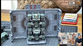 「爆玩具」Diaclone Tactical Mover TM07 Carrier Expansion set TM08 Tread Versaulter Chariot Cosmo Marines [upl. by Llenna]