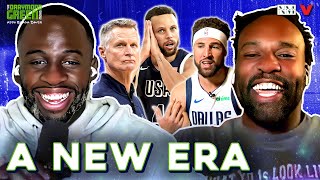 Draymond Green amp NEW COHOST Baron Davis on 2024 Warriors Steph Currys Olympics Klay to Mavericks [upl. by Oby]